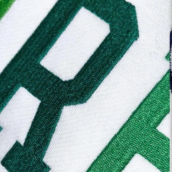 White and Green Ireland Hoodie - Picture 3 of 8